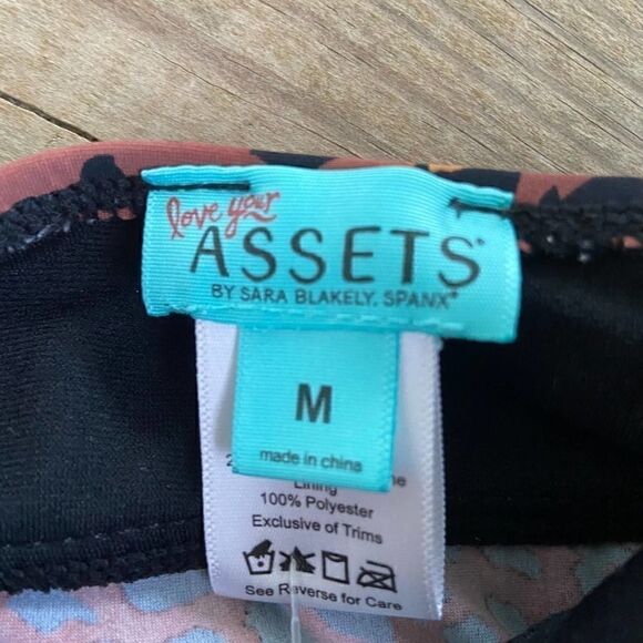 Assets by Spanx Brown Leopard Print Tankini Top - Picture 4 of 4